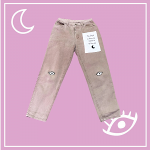 Pantalon "Tant que la beauté sauvera le monde" - Taille 38