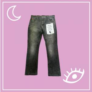 Pantalon "Tant que la beauté sauvera le monde" - Taille 44